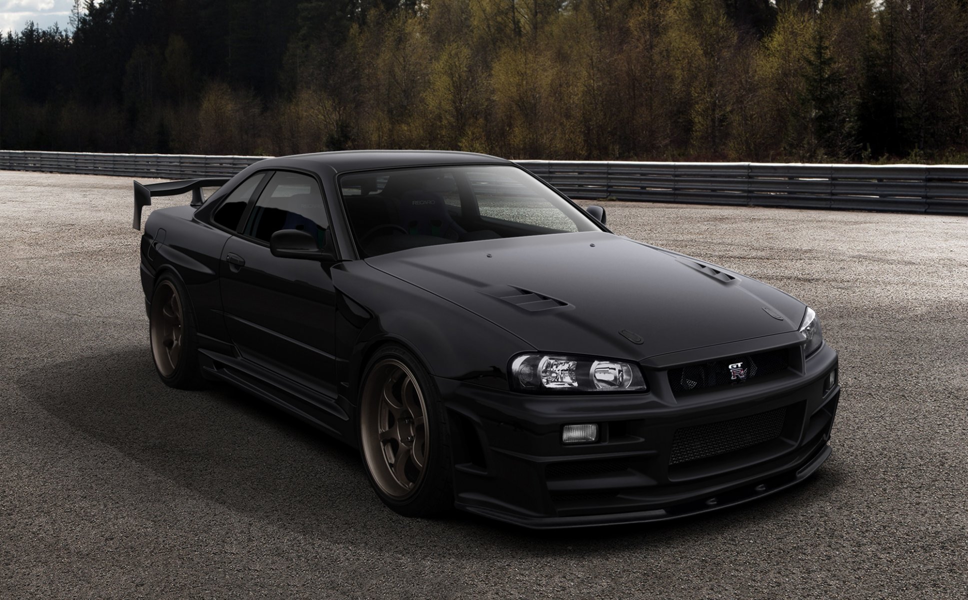 nissan gtr34 black