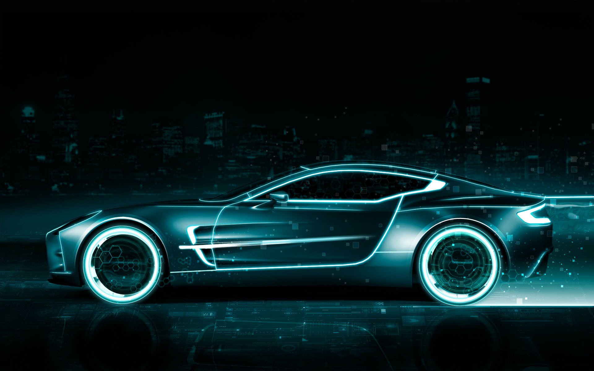 vehicles neon style tron the throne