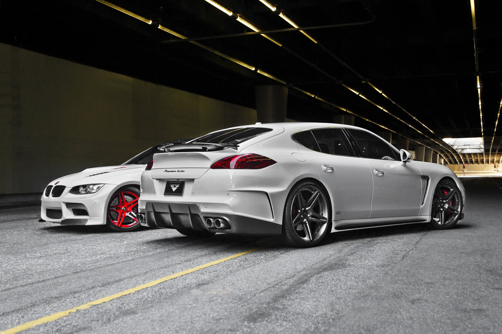 porsche panamera tuning vorsteiner bmw porsche tunel