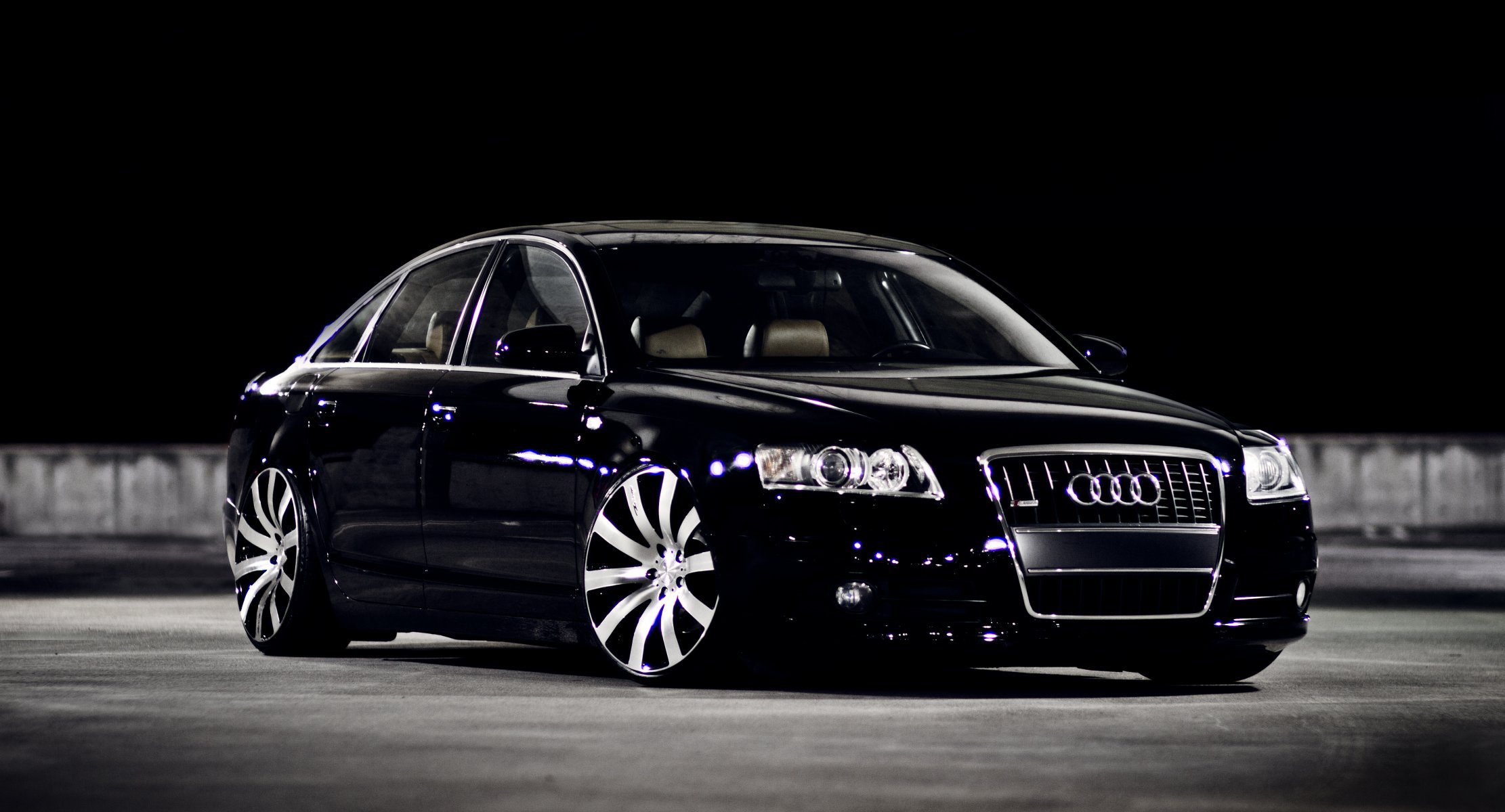 audi a6 черный