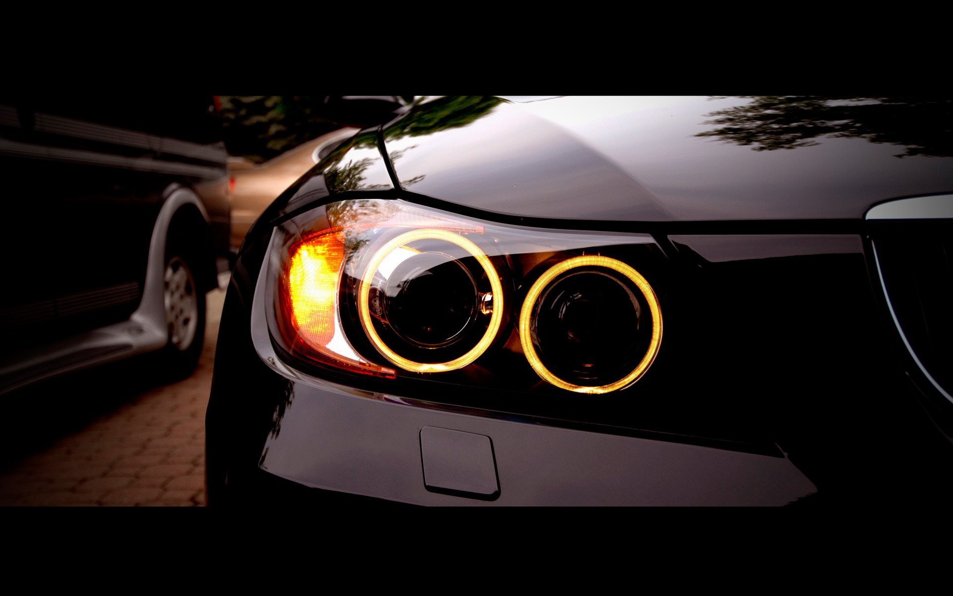 bmw 335i reflektor angel eyes