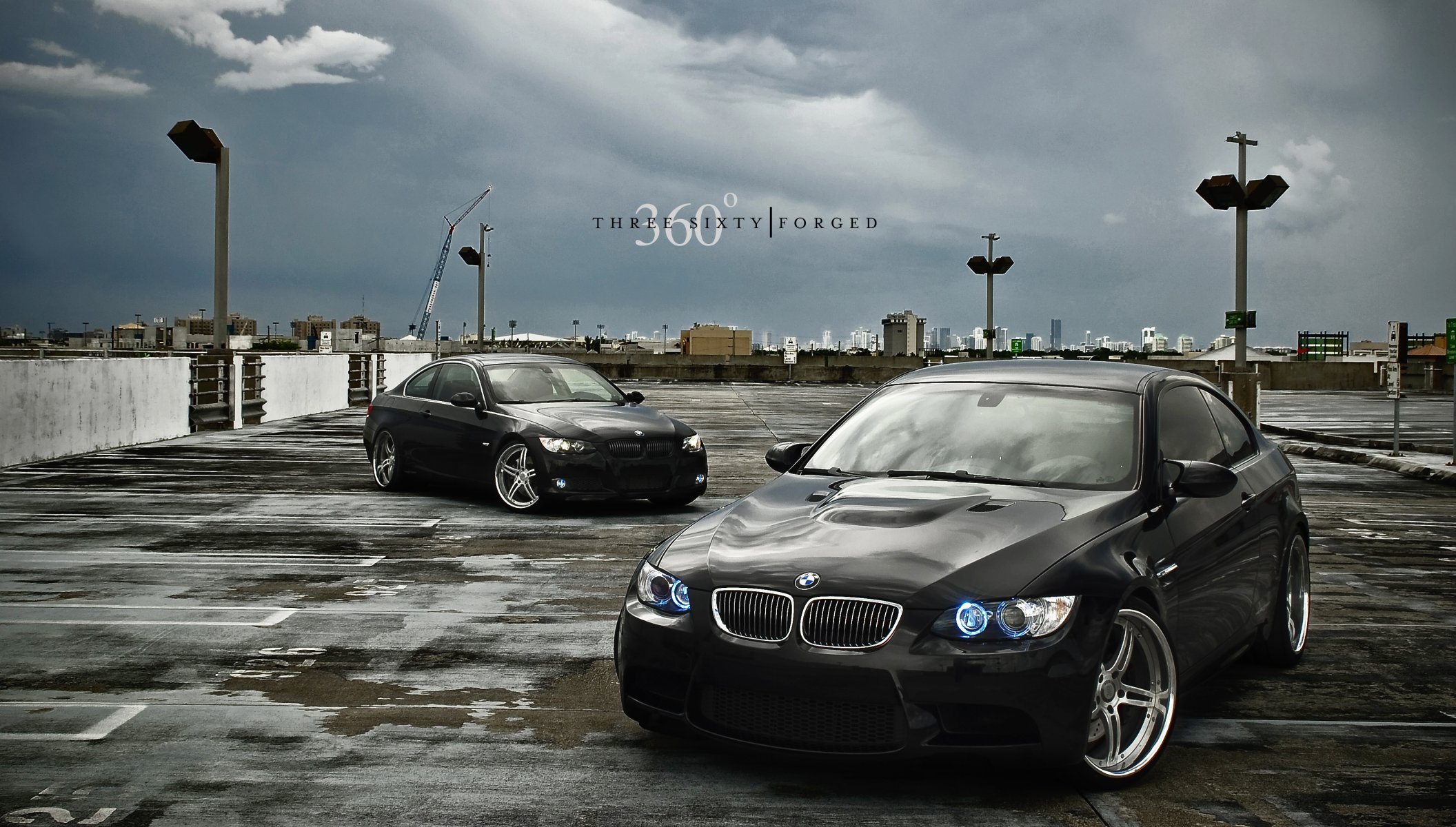 bmw m3 360 forgiato nero m3 carta da parati