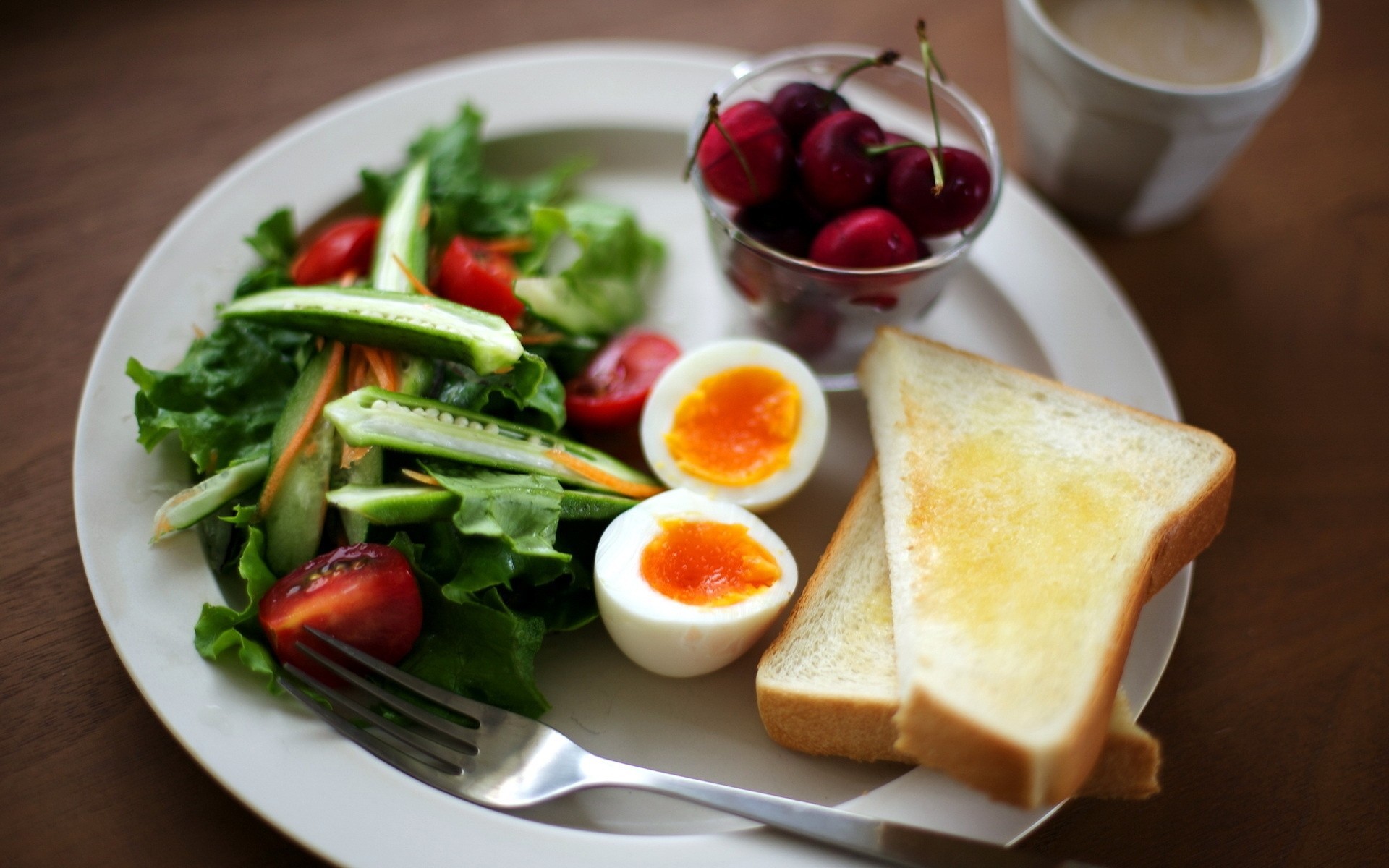 breakfast background food