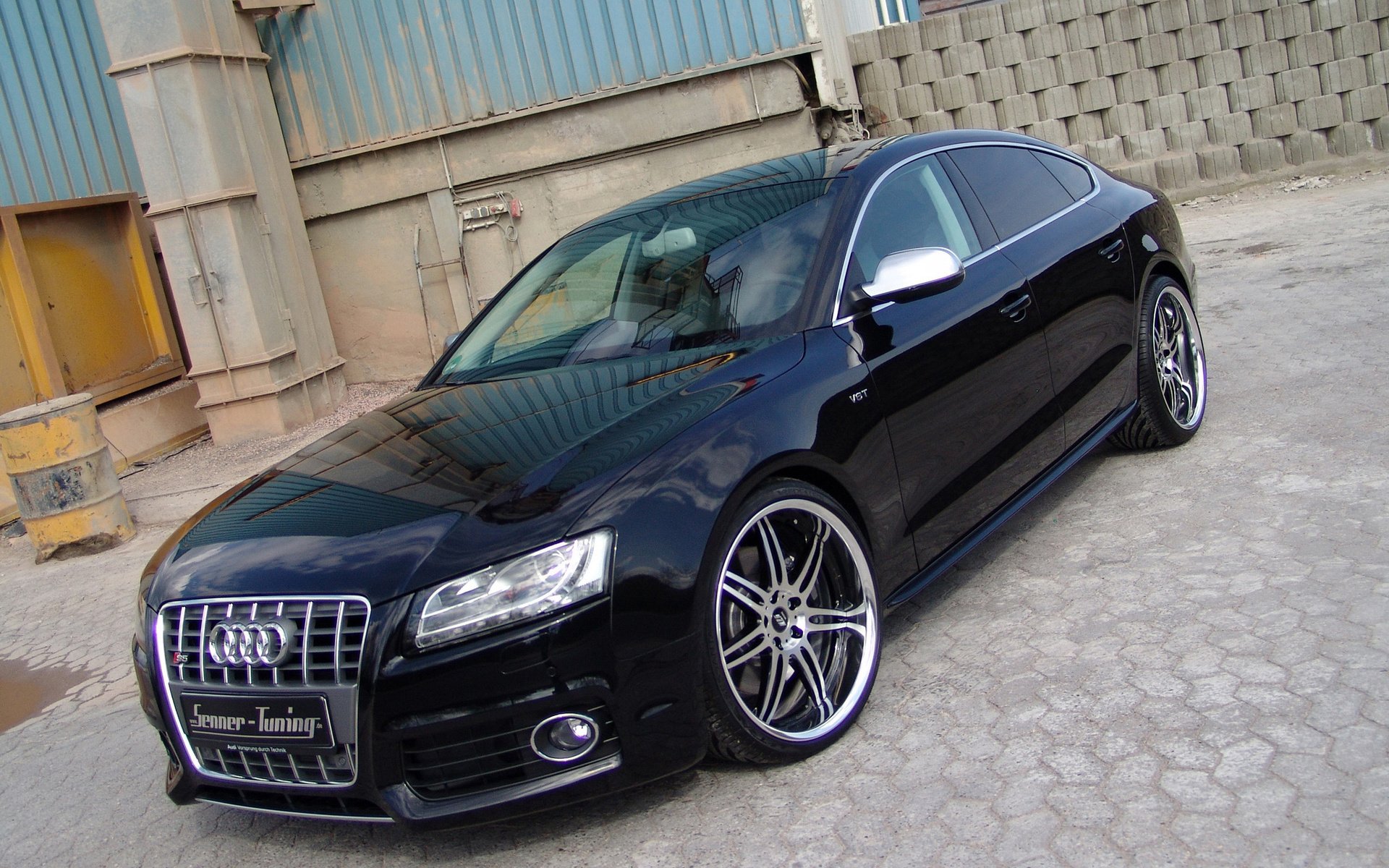 audi a6 2010 felgi tuning czarny