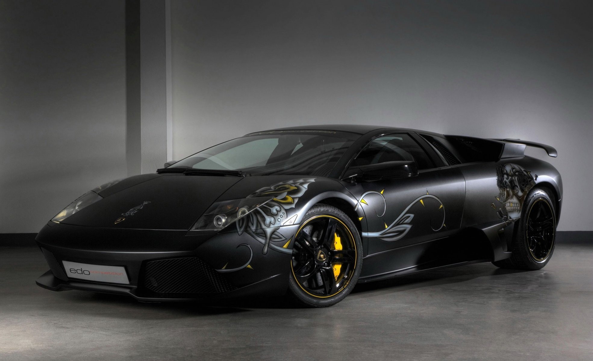 lamborghini lp710 negro aerógrafo