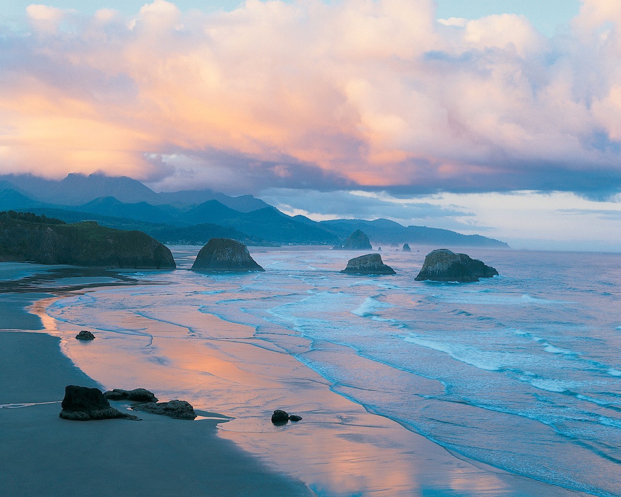 mar nubes playa