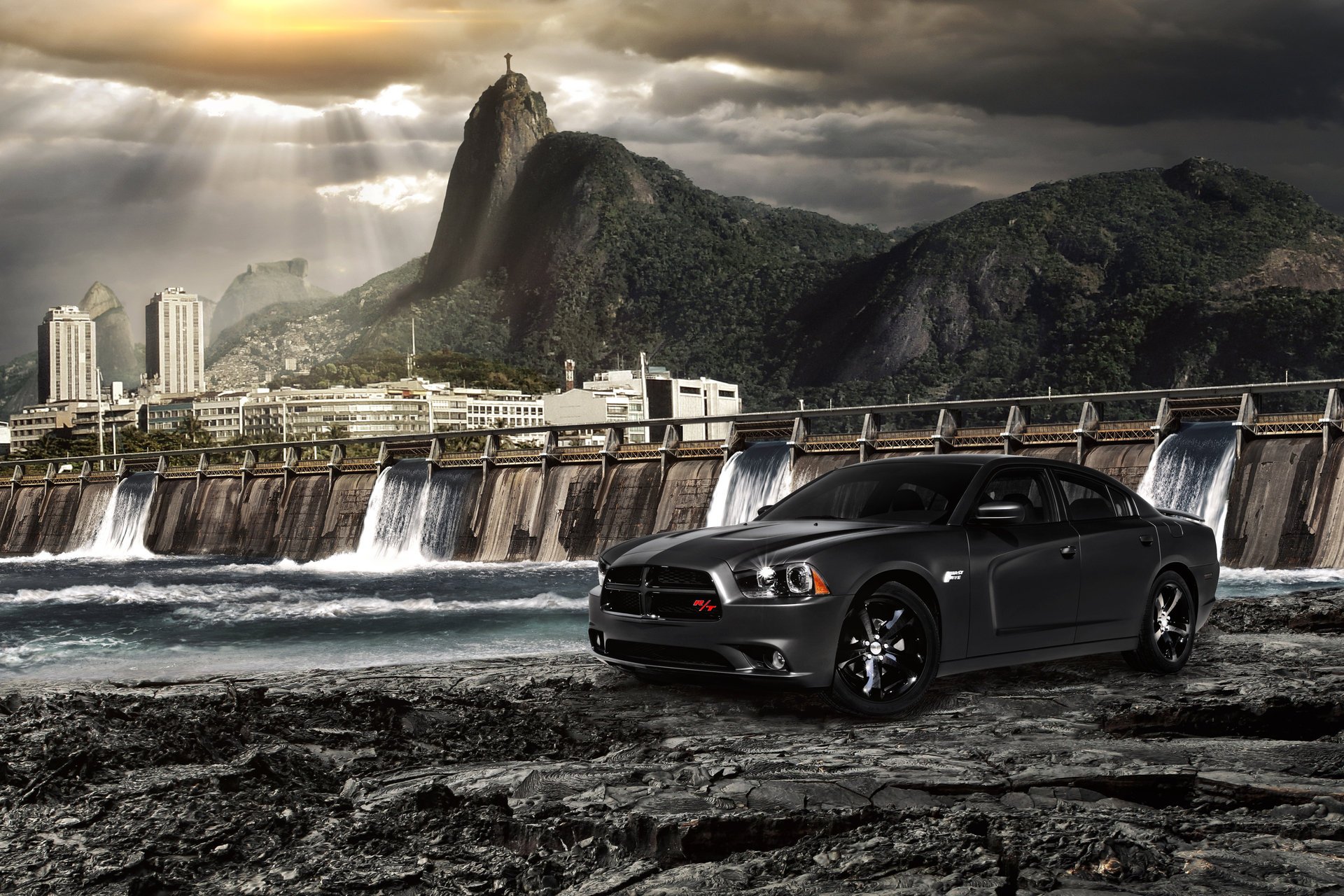 rio de janeiro рио де жанейро dodge вода charger fast five дамба