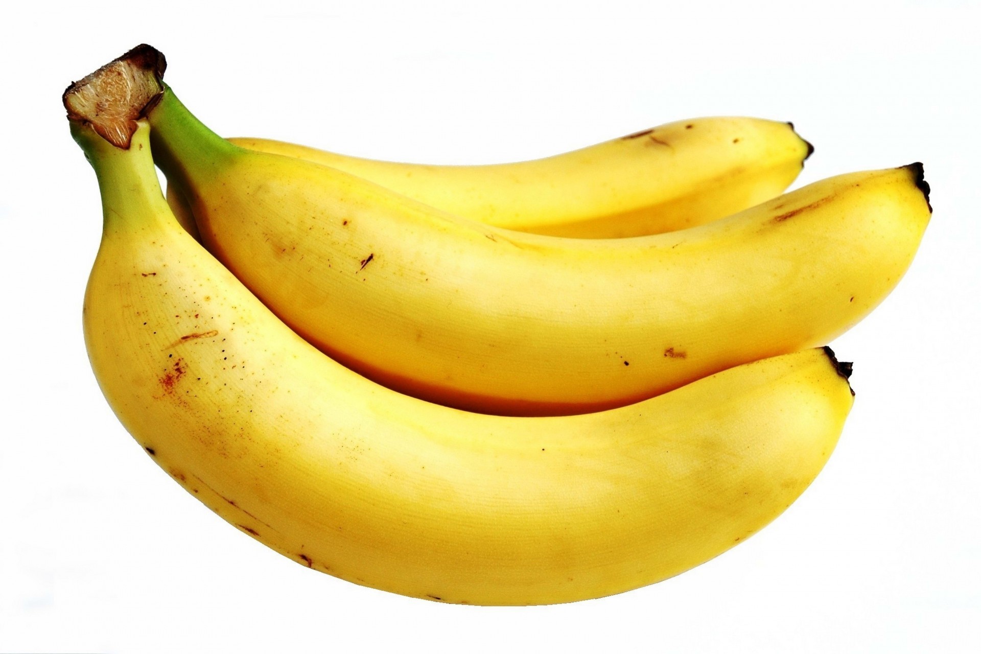 banane sfondo bianco pennello