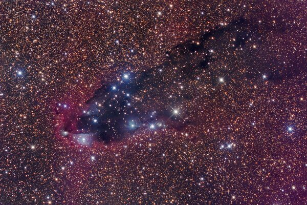 Nebulosa oscura dello spazio esterno