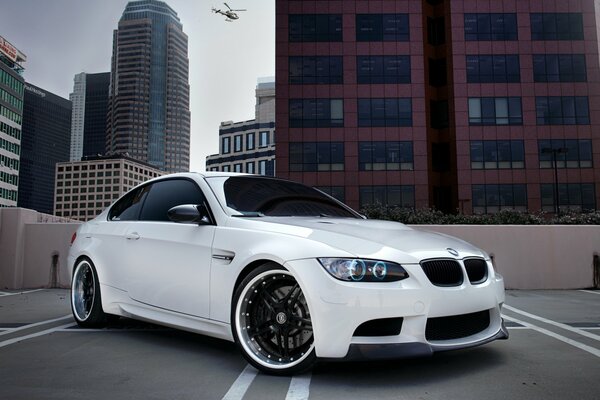 BMW on the take-off pad at home