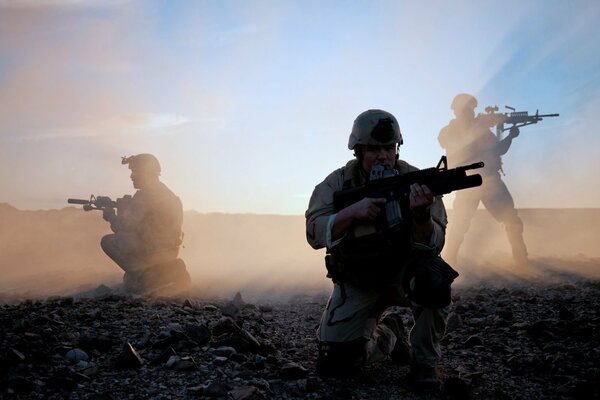 L armée américaine sur le terrain