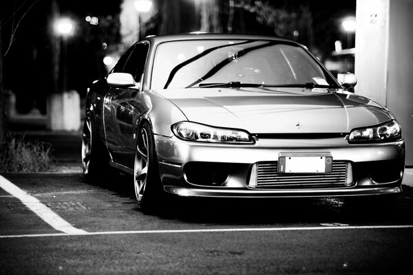 Nissan Silvia, el s15 es bueno incluso en blanco y negro