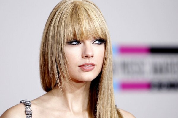 Foto del rostro de la cantante Taylor Swift