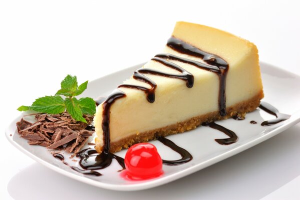 Cheesecake di New York. Deliziosa torta