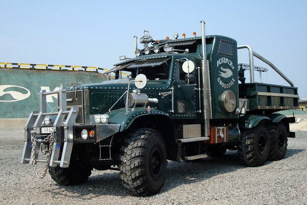 Tuned smart green truck