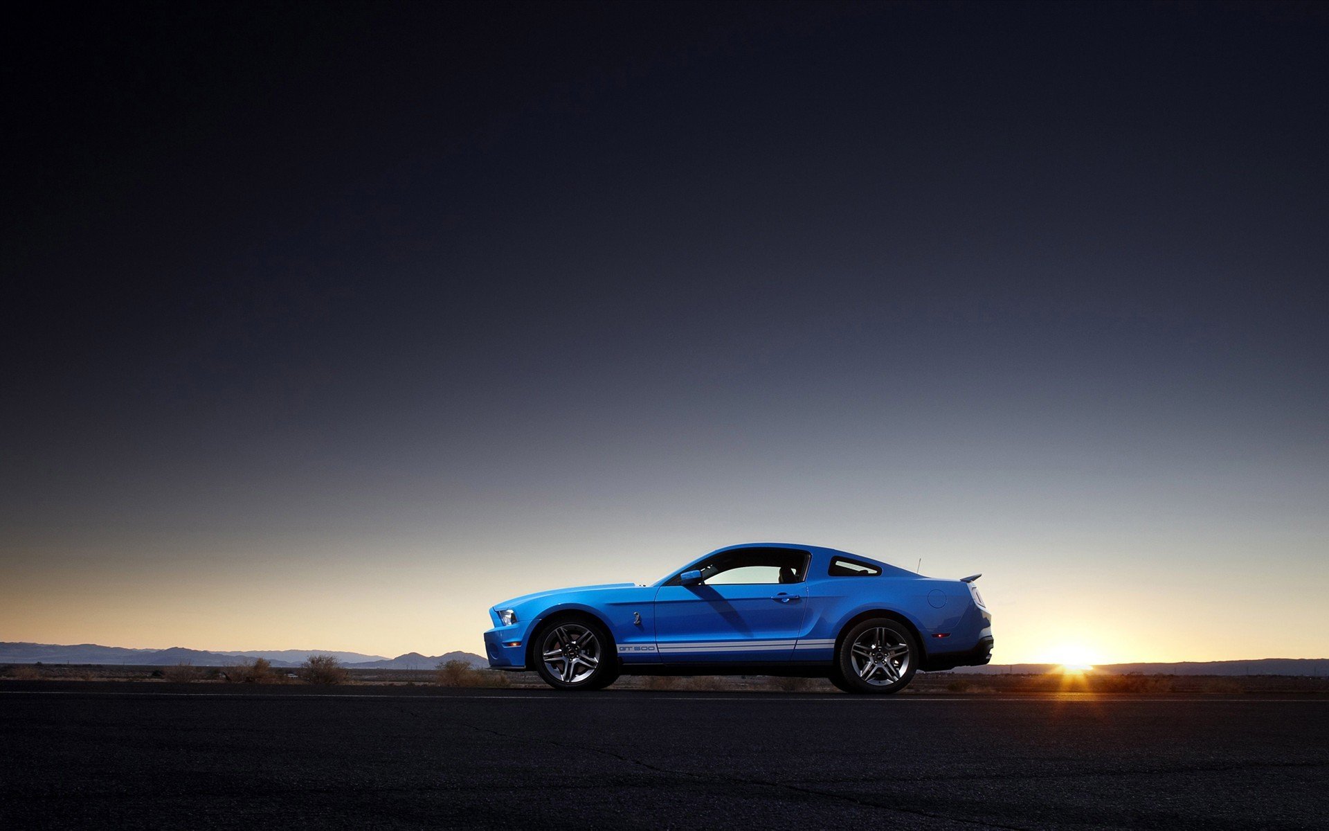 ford shelby gt500 auto puestas de sol paisajes coches ford shelby foto