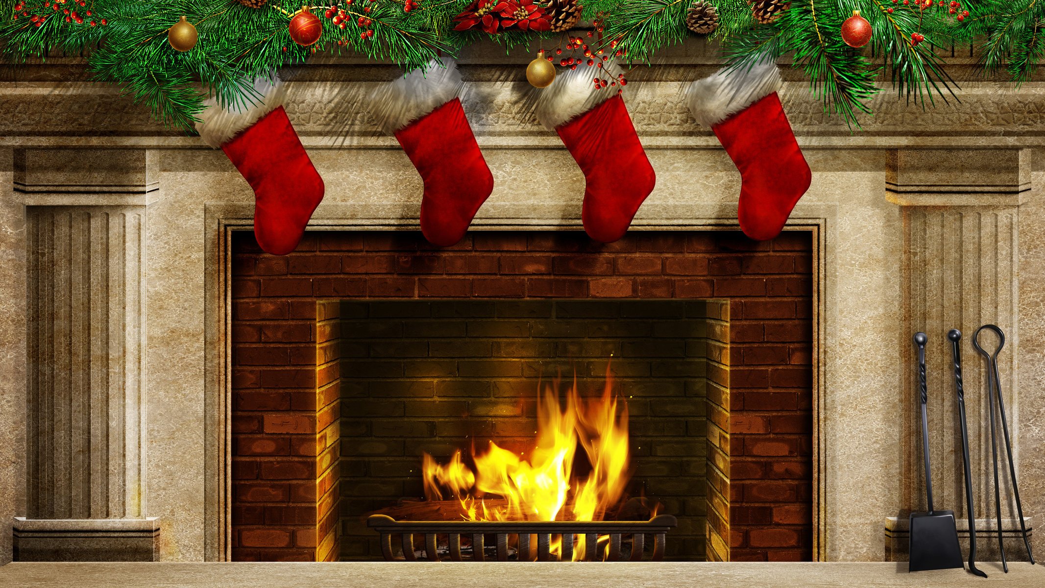 christmas stockings christmas beautiful christmas balls colorful beauty fire colors cool