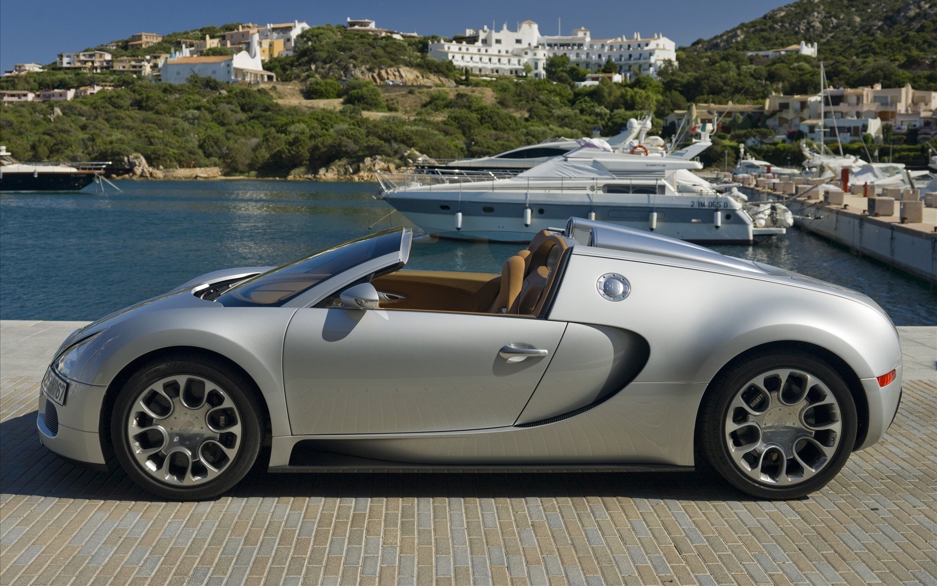 auto bugatti expensive wharf boat