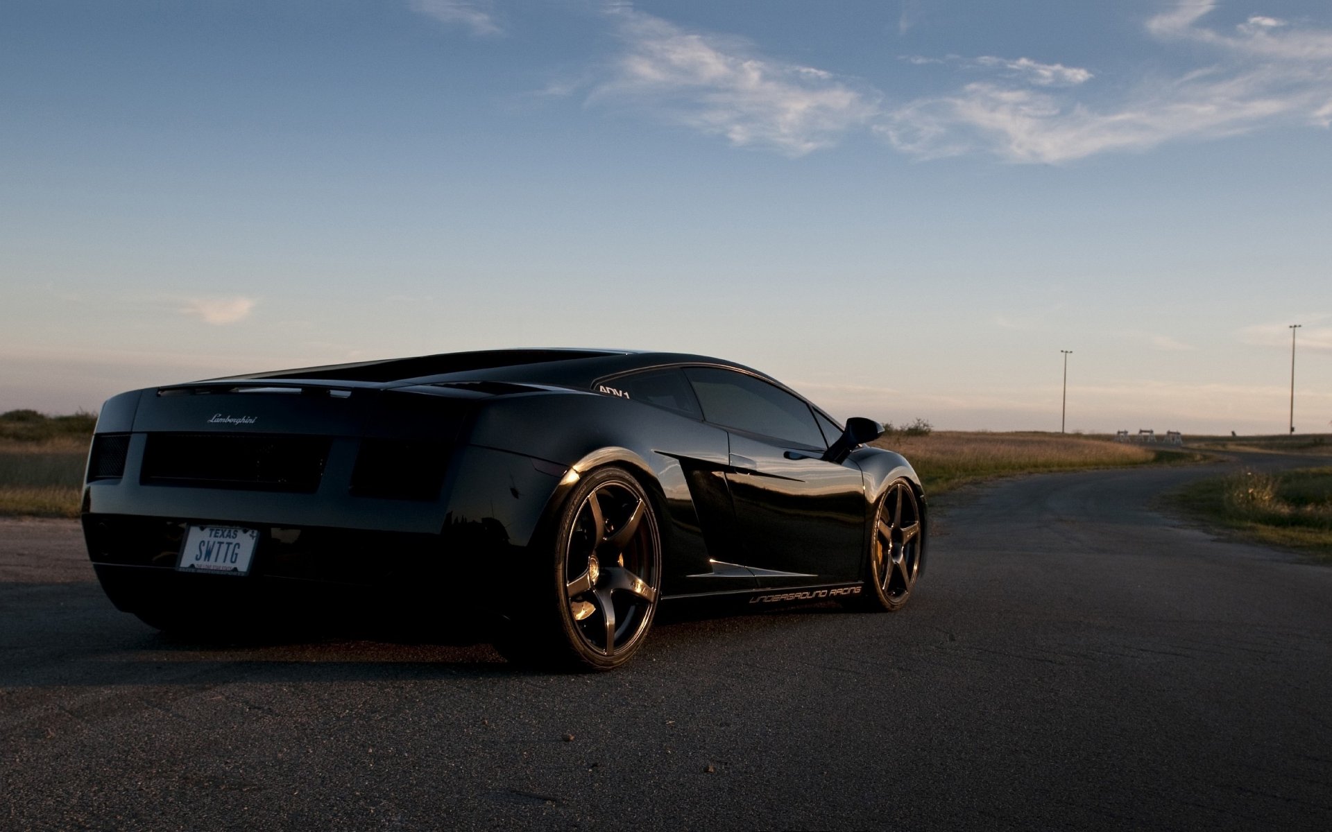 lamborghini gallardo carretera cielo