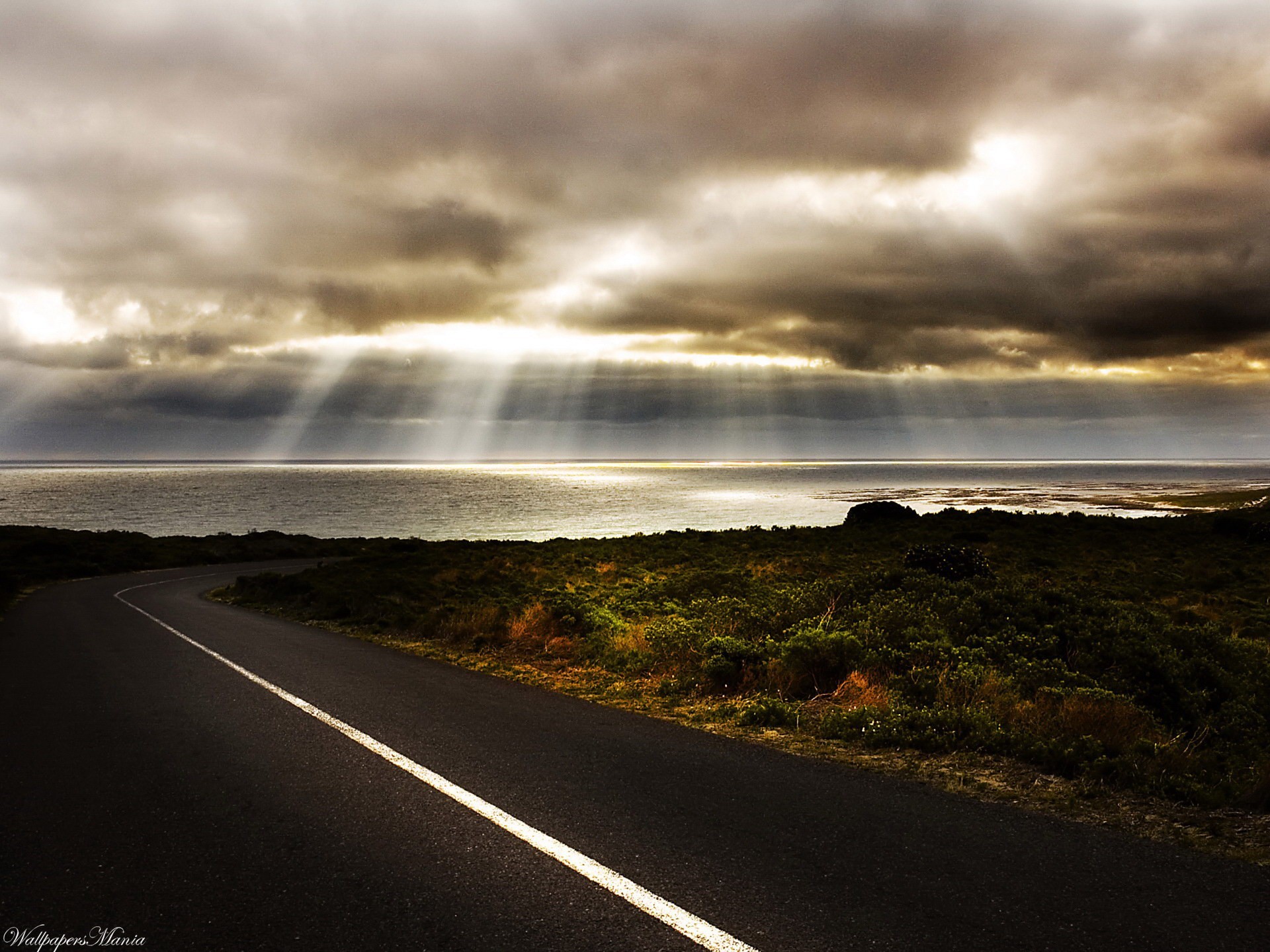 luce strada mare