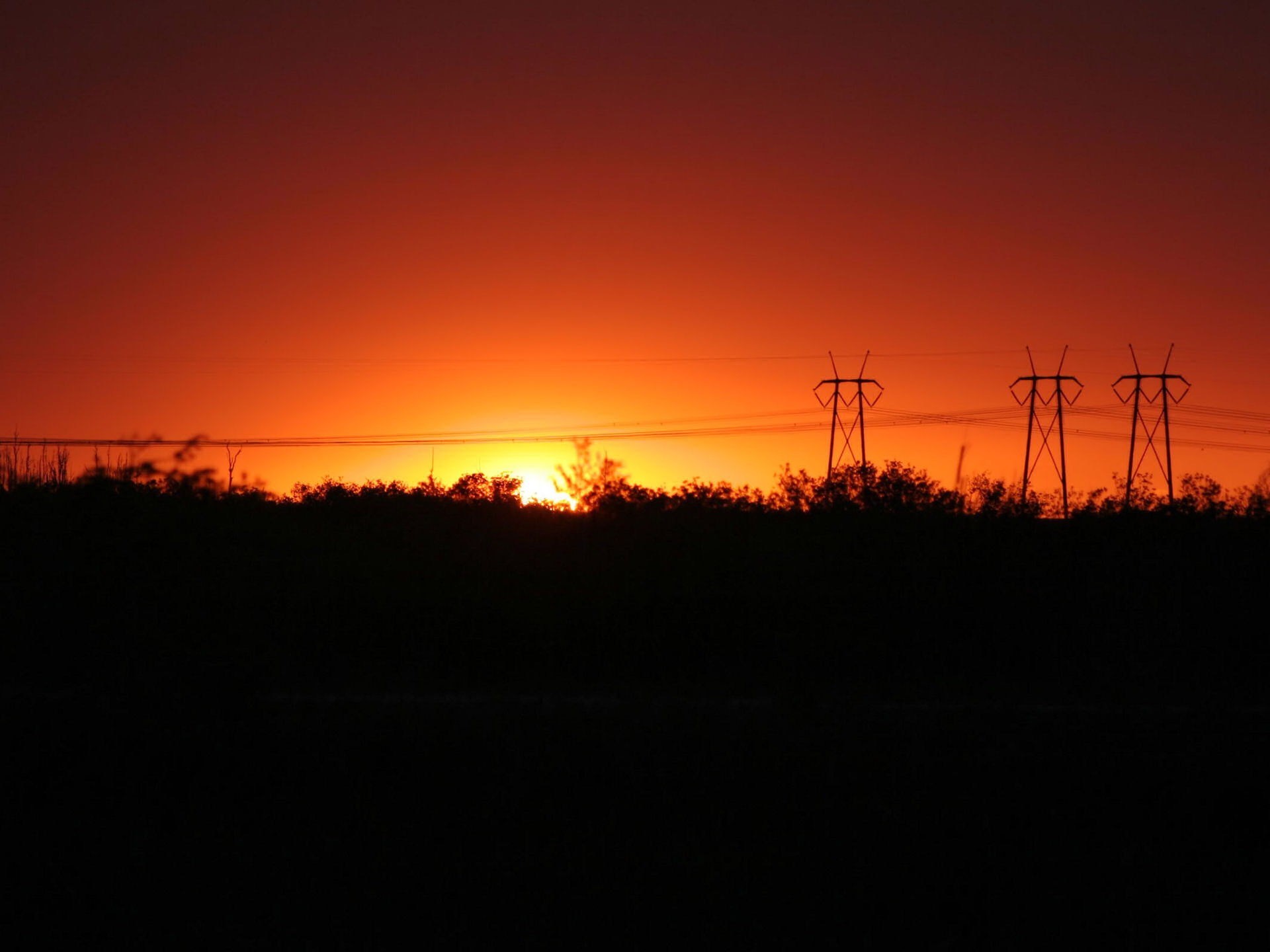 amanecer noche rojo