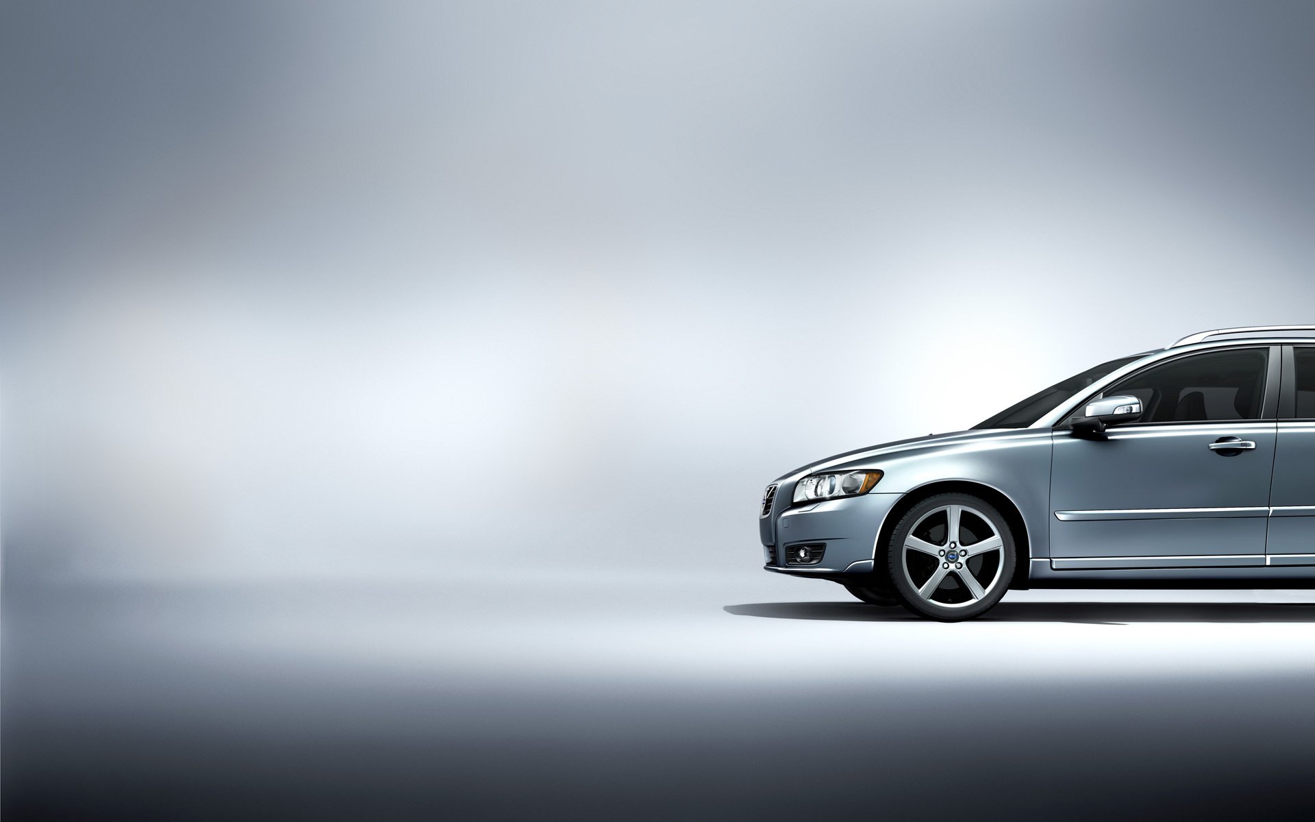 volvo v50 machinery background grey