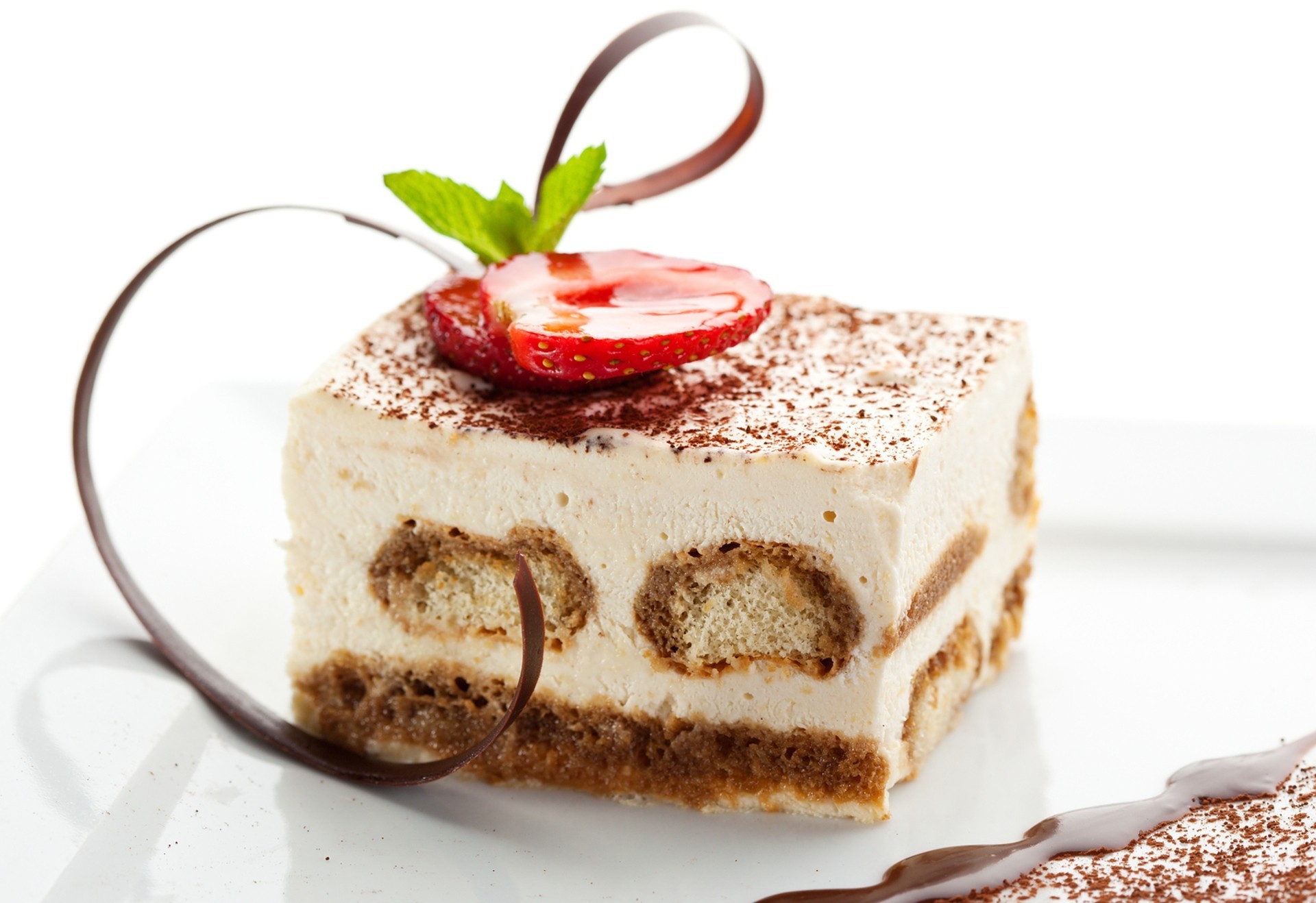 tiramisu erdbeere kuchen creme beeren essen süß dessert