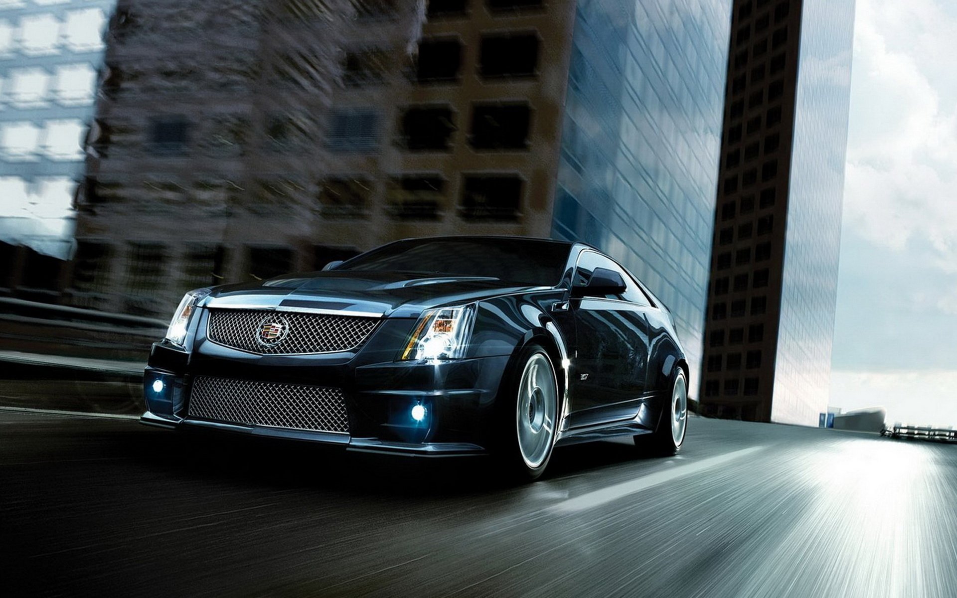 авто cadillac cts-v дорога дома