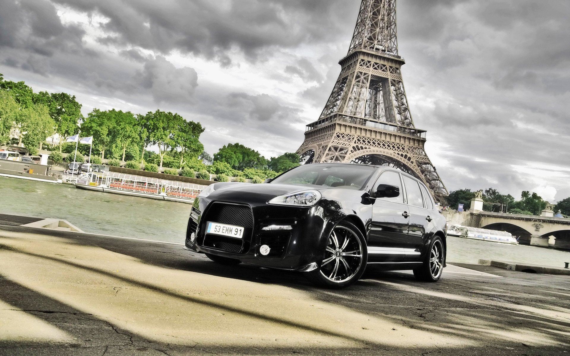 auto auto parigi torre eiffel