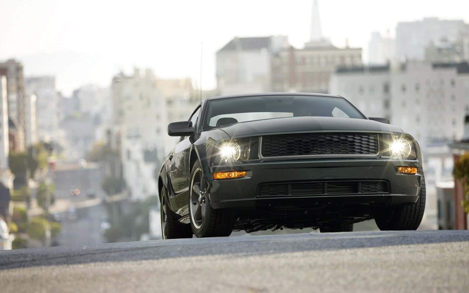 ford mustang bullitt auto-fotografie auto-wand straße autos schubkarren ford mustang