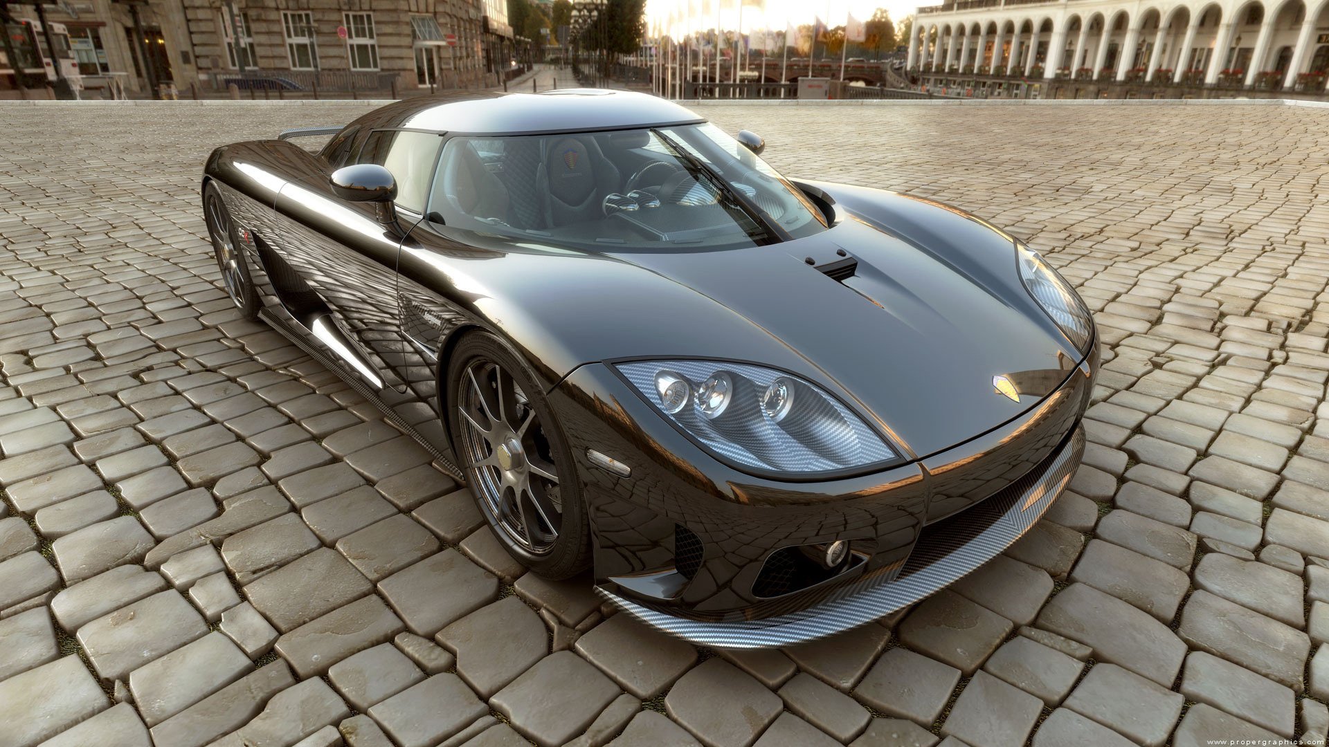 брусчатка город koenigsegg ccx