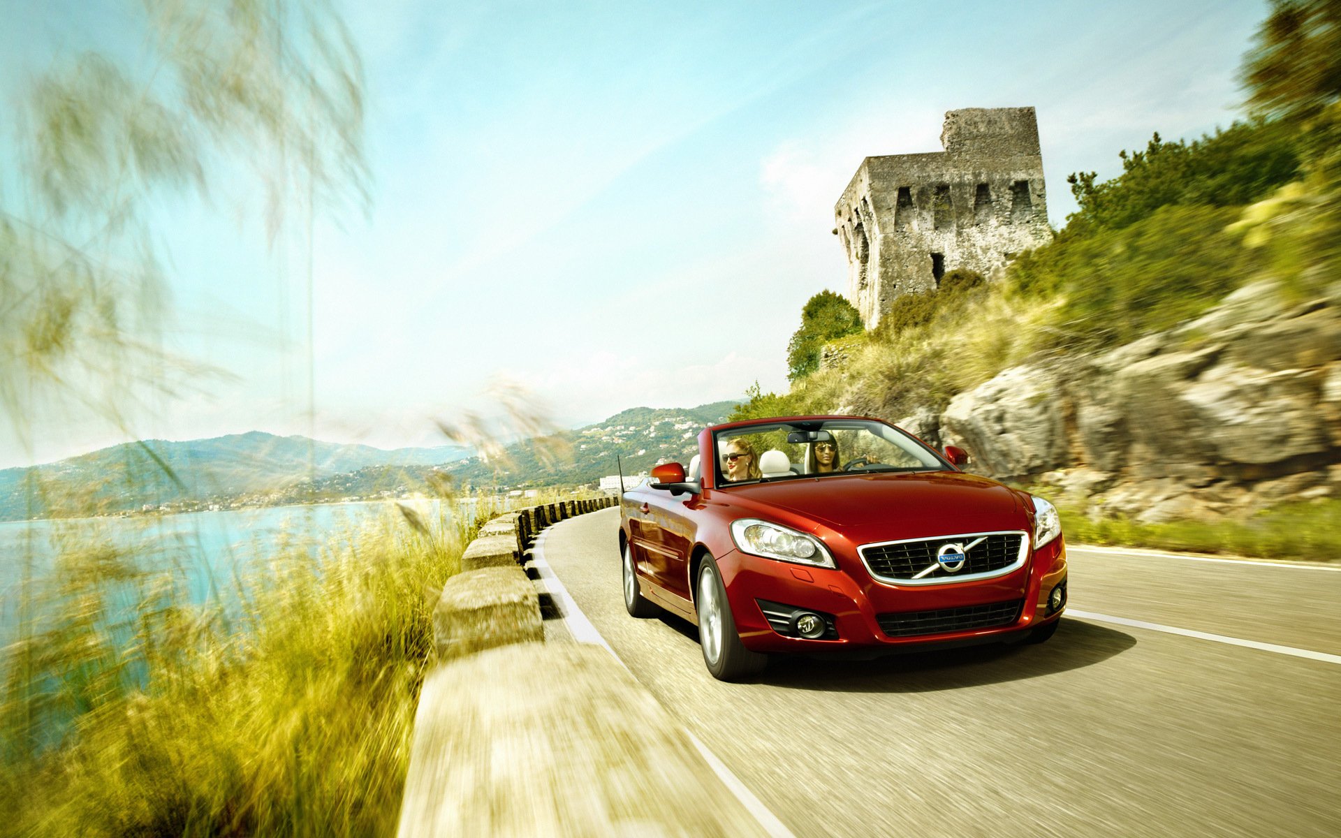 volvo c70 machinery castle background