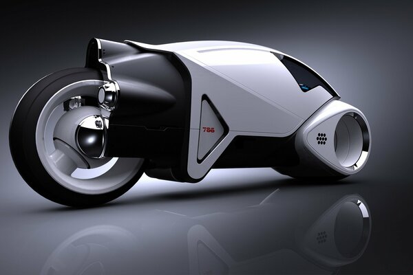 The concept of a closed motorcycle of the future