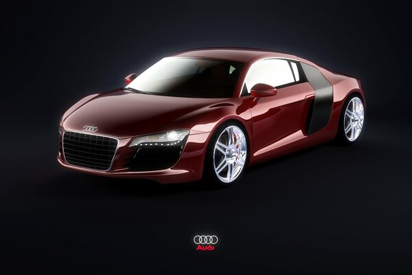 Audi R8 auto alla moda fresca