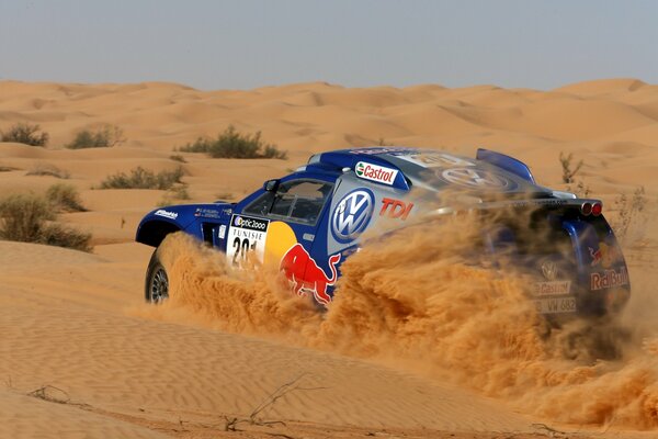 Flying sand rally races