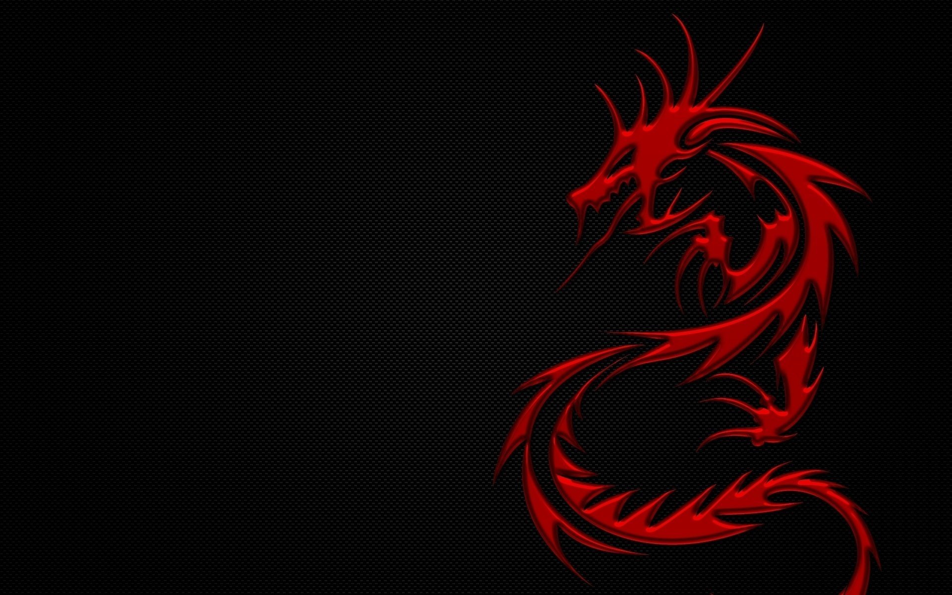 black background 2012 dragon the year of the dragon red