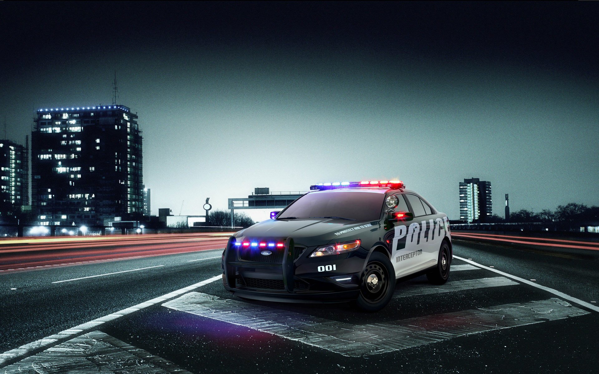 ford interceptor policja droga