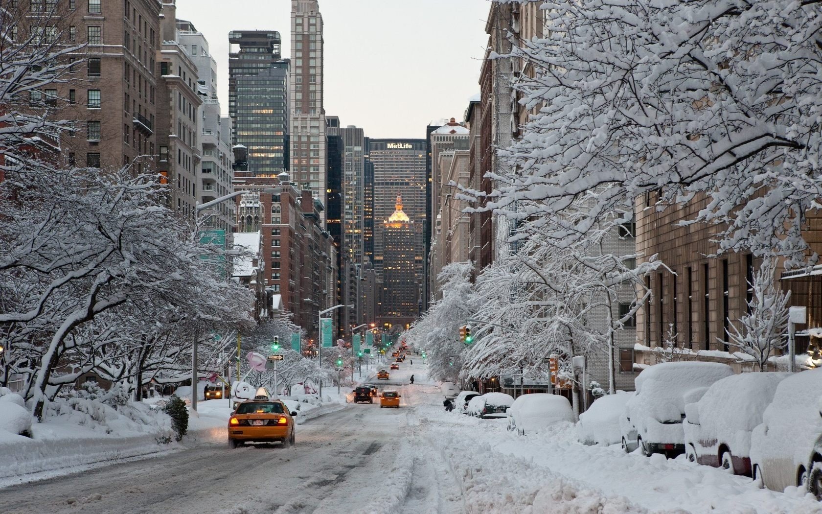 nyc new york city usa город winter