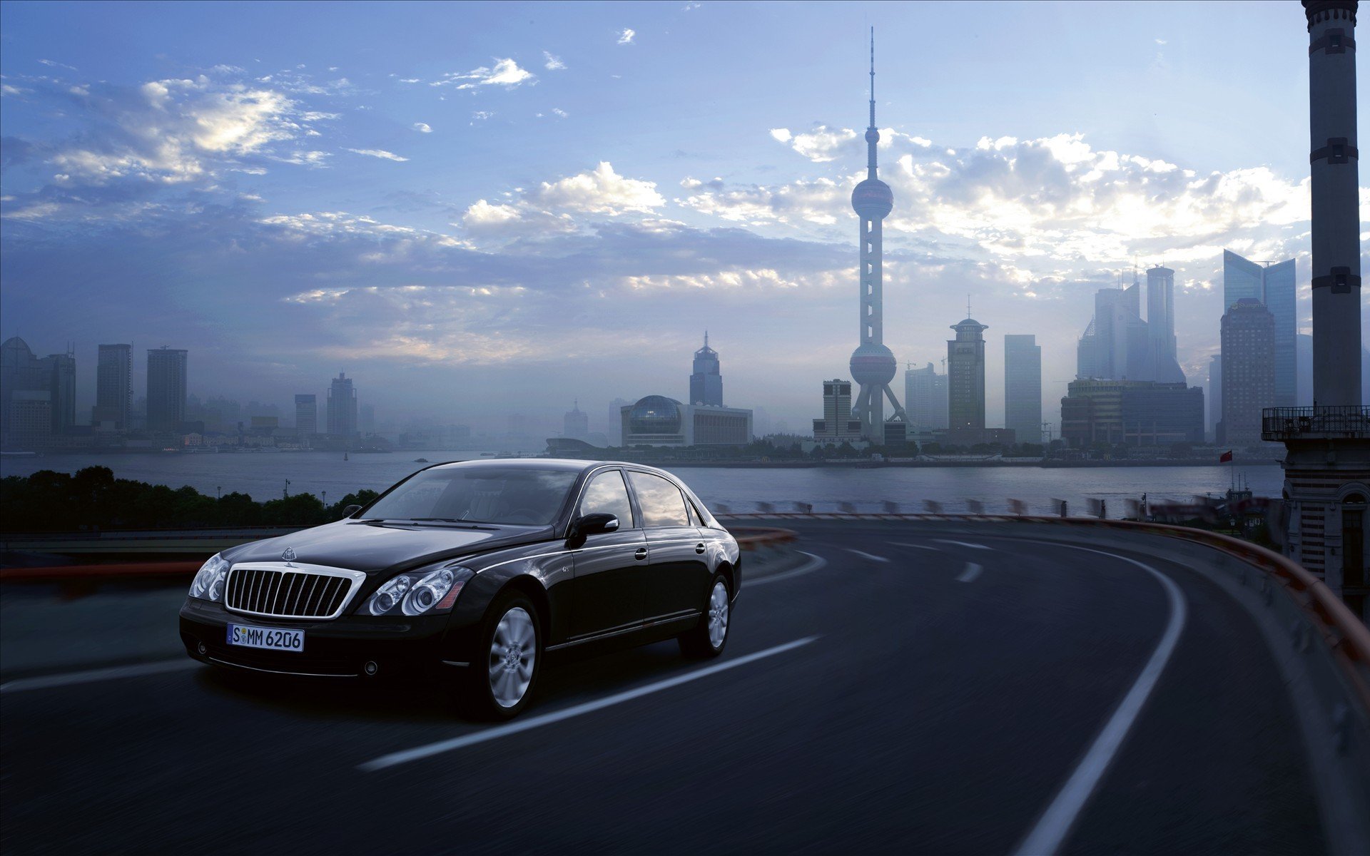 villes routes voitures maybach amérique maybach 62 ans grand écran