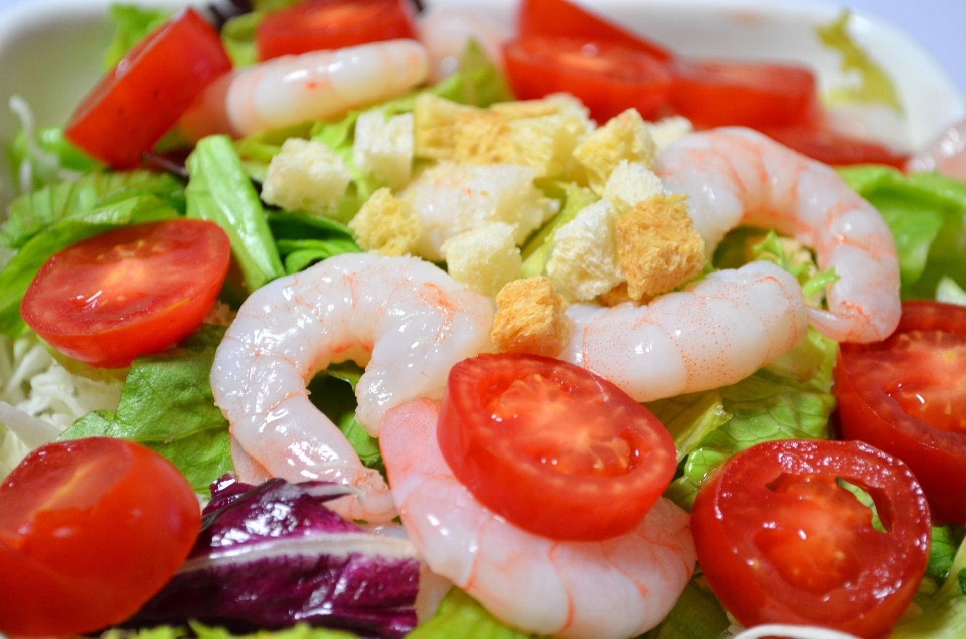 crevettes salade