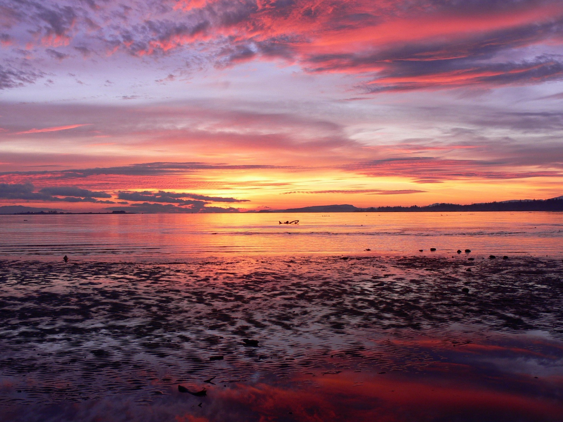 sonnenuntergang meer horizont