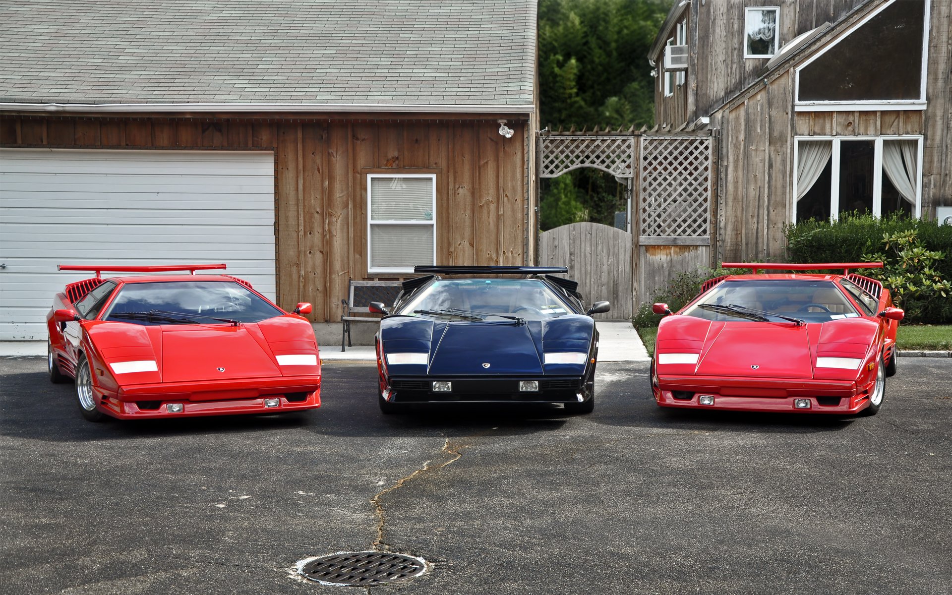 lamborghini trio rouge