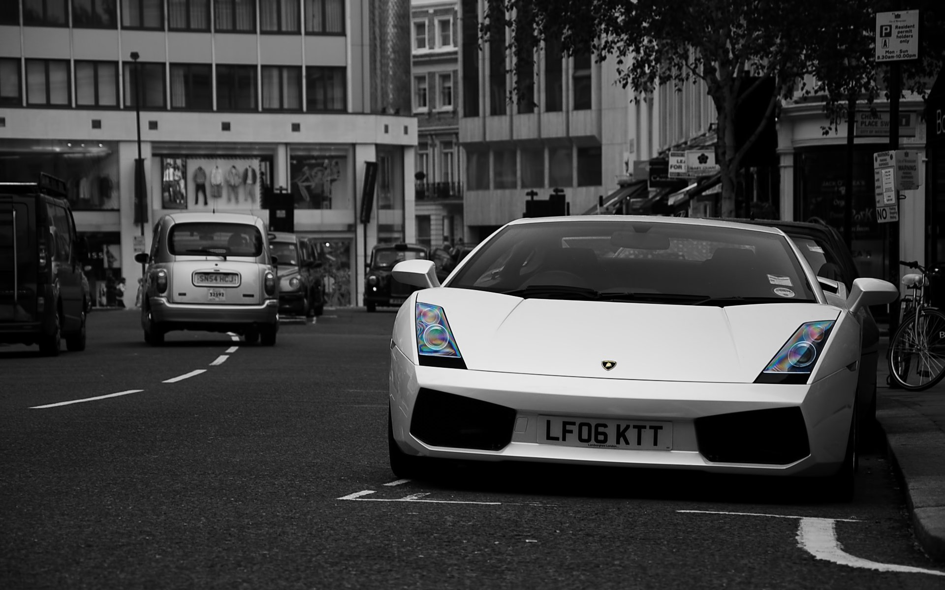 lamborghini gallardo bianco e nero