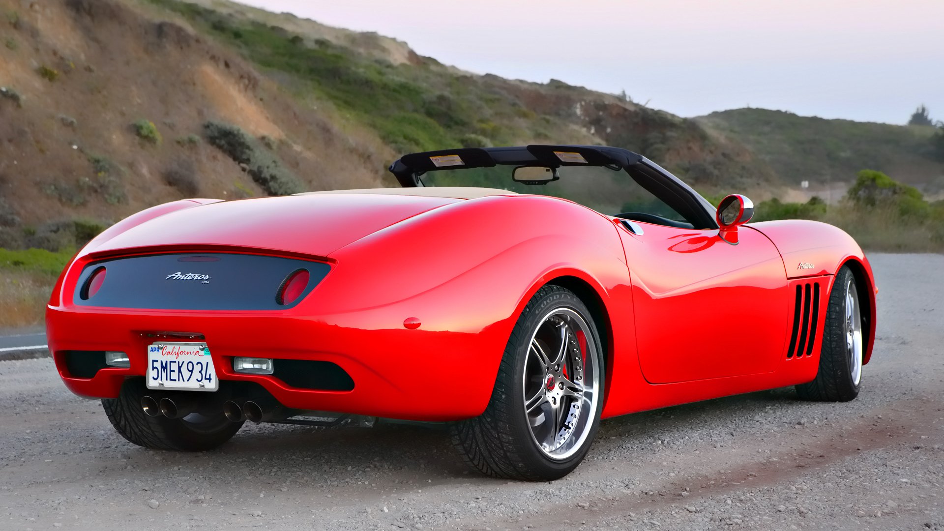 voiture de sport cabriolet rouge rêve