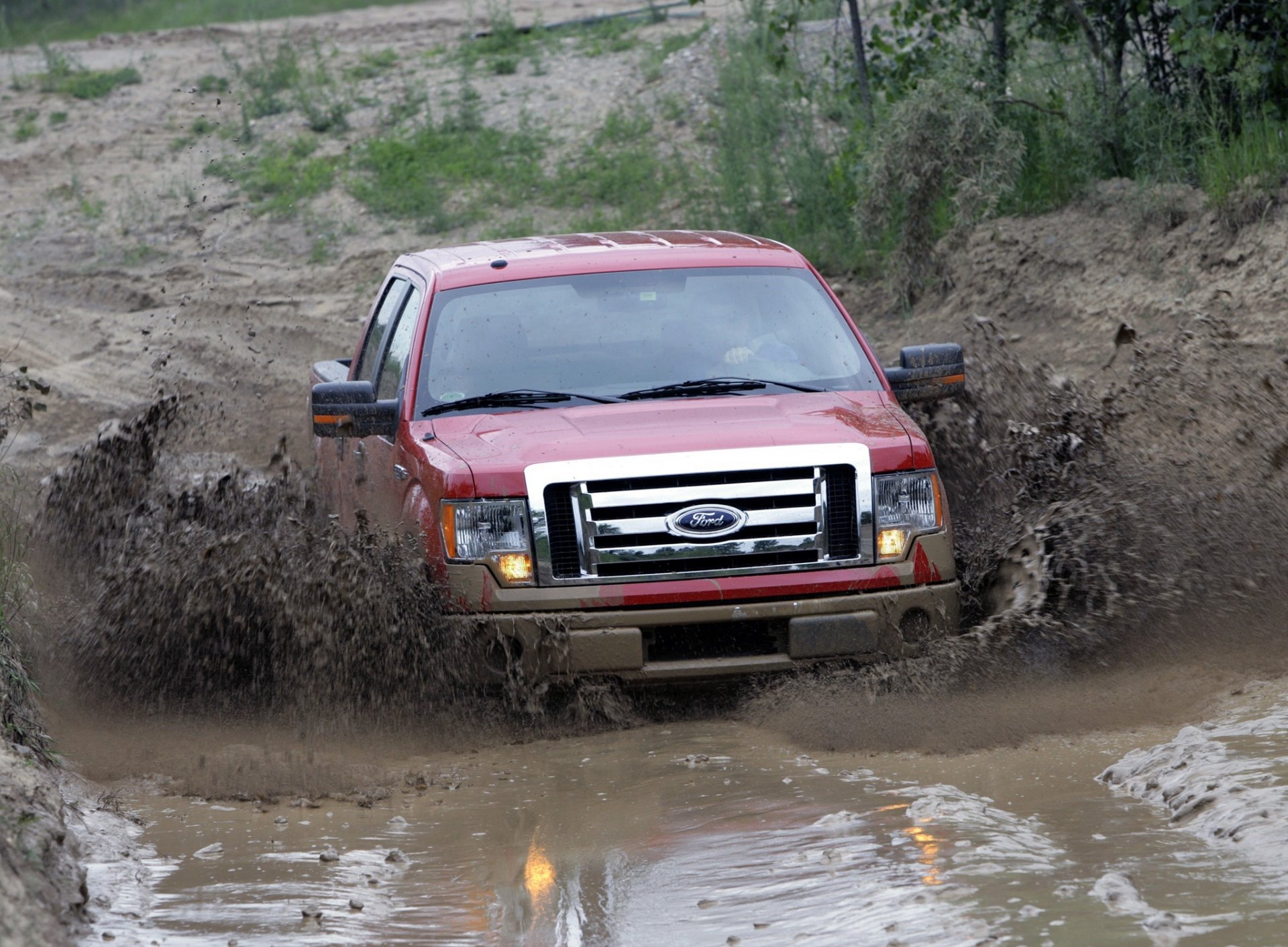 dirt ford pickup