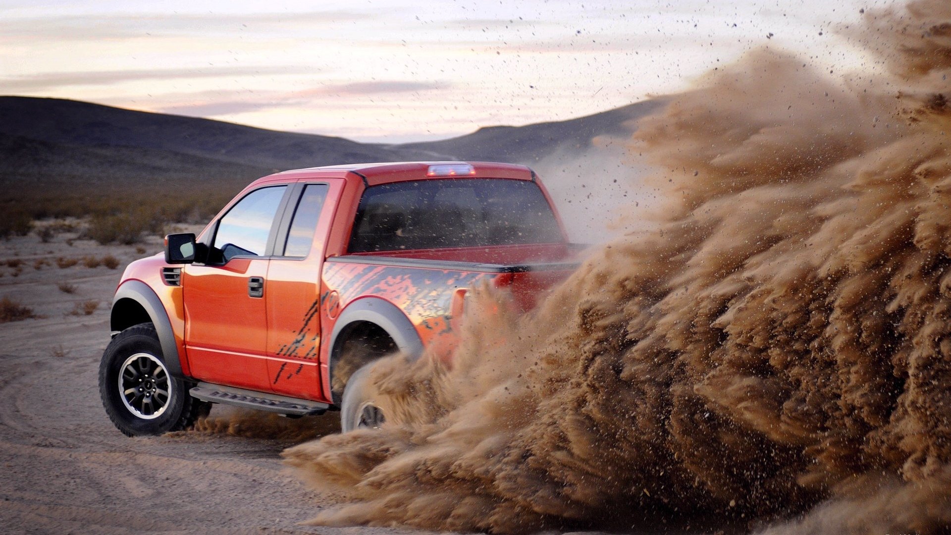 ford deslizamiento tierra polvo