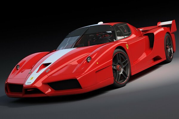 Bild des roten Autos Ferrari xx