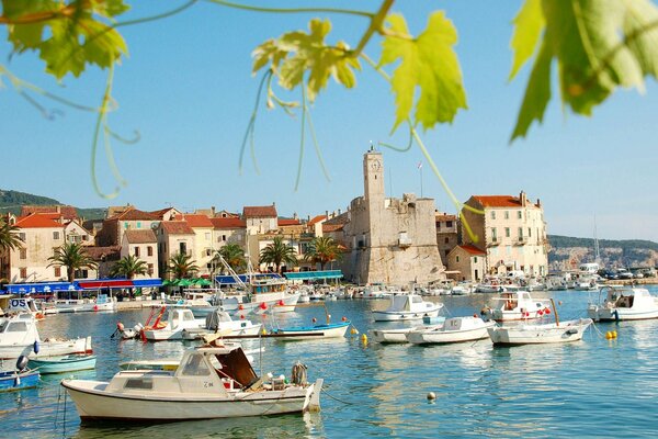 Croatia is a paradise sea city