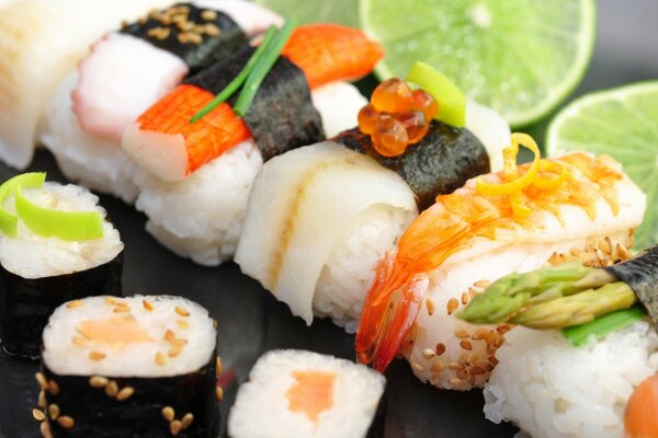 The beauty of Japanese cuisine is abundant