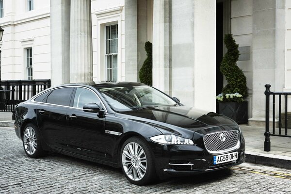 Premium Jaguar sedan - a sign of wealth